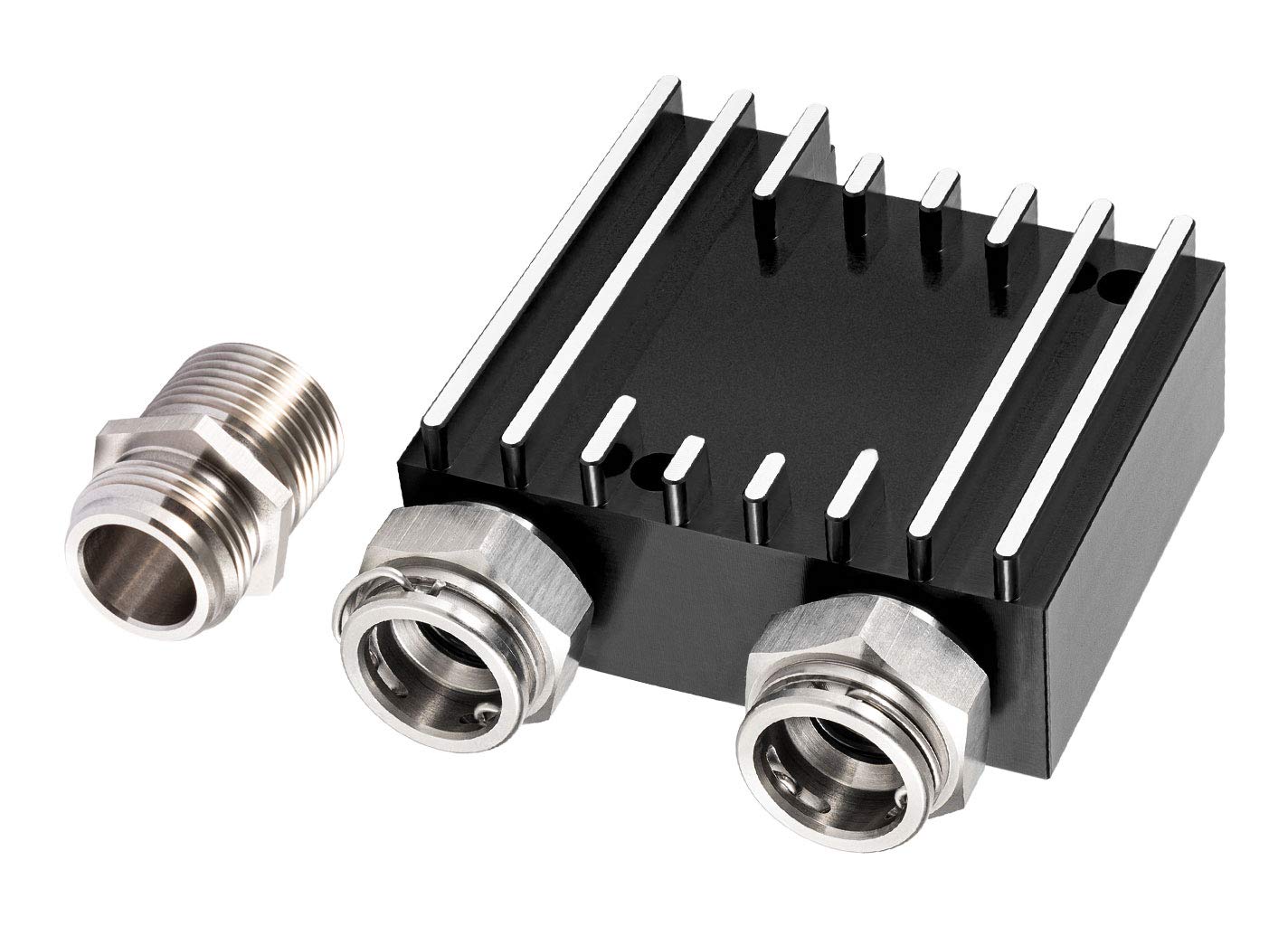 Bestu 68RFE Transmission Cooler with Spin On Filter Screw for 2013-2018 Dodge Ram 6.7L