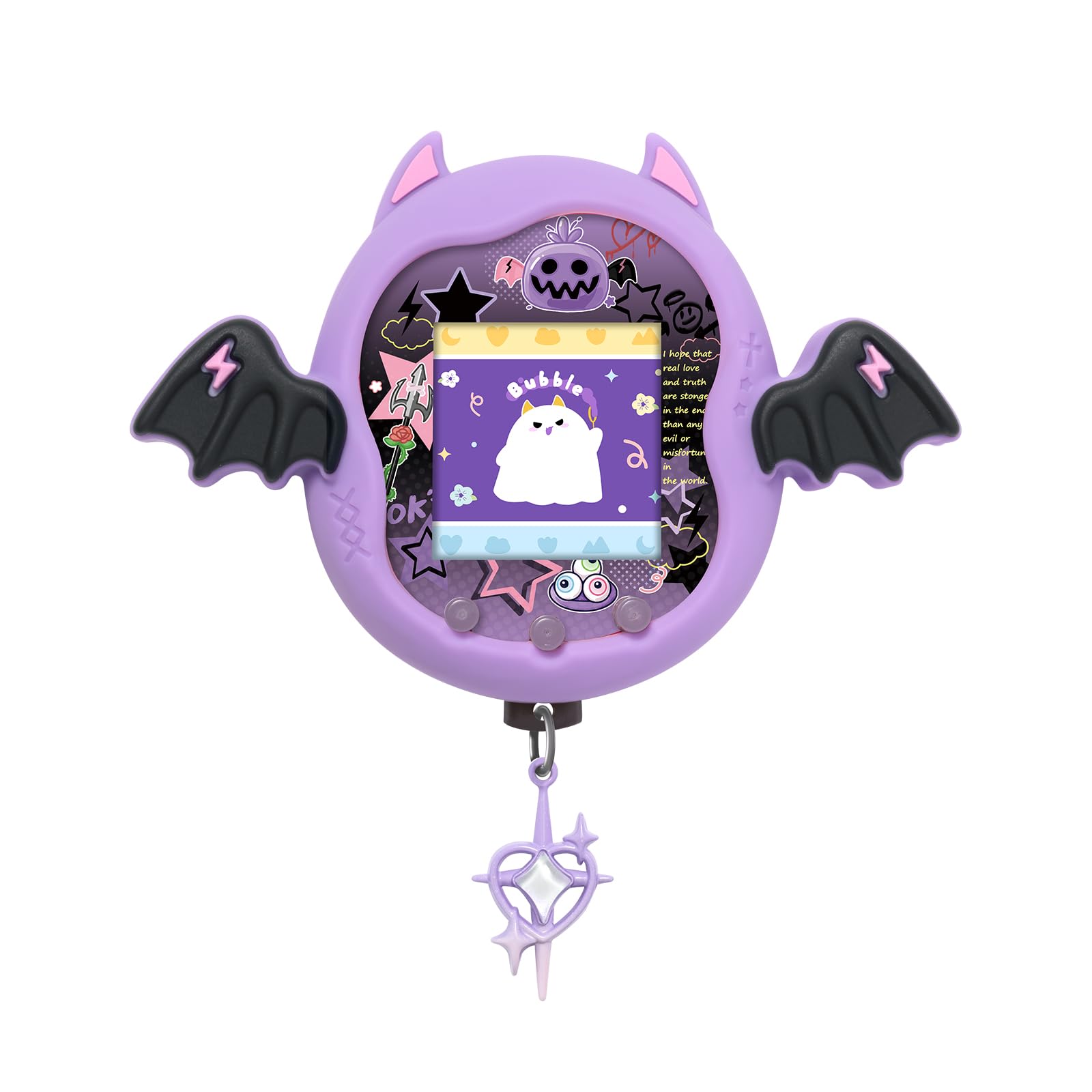 Amazon.com: BUBBLELOGUS Devil Wing Case for Tamagotchi Uni