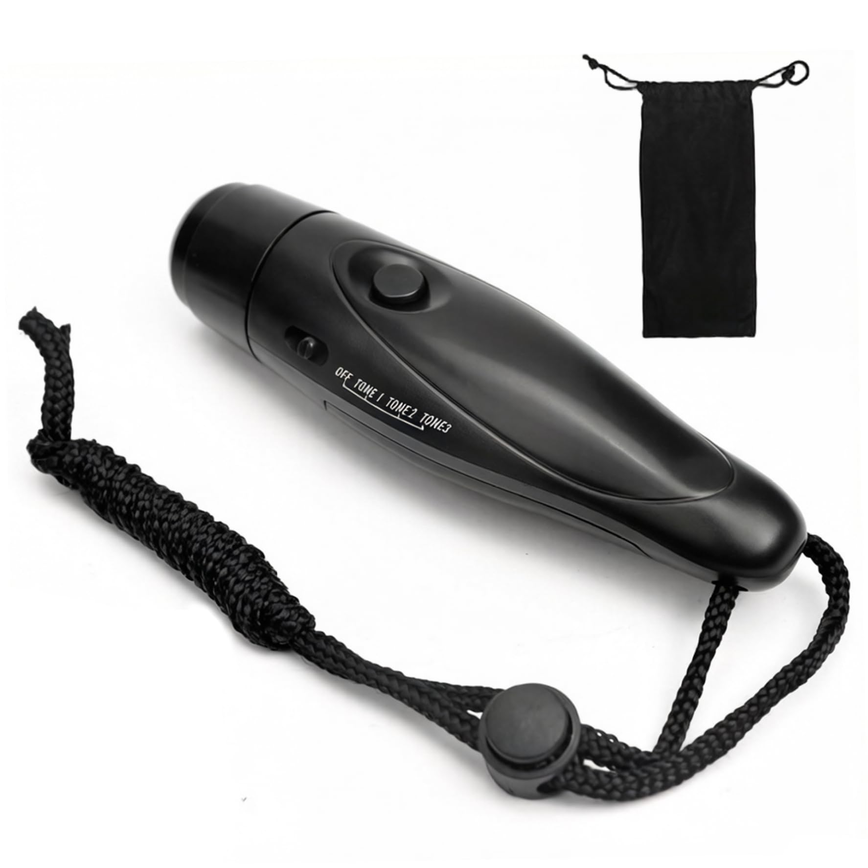 Bear Spray 40 Feet Hiking|Bear Horn Electronic Air Horn, 120db Loud Safety with 3 Tones, Horns for Hiking & Camping, Portable for Sports Events and Emergency Use, Black