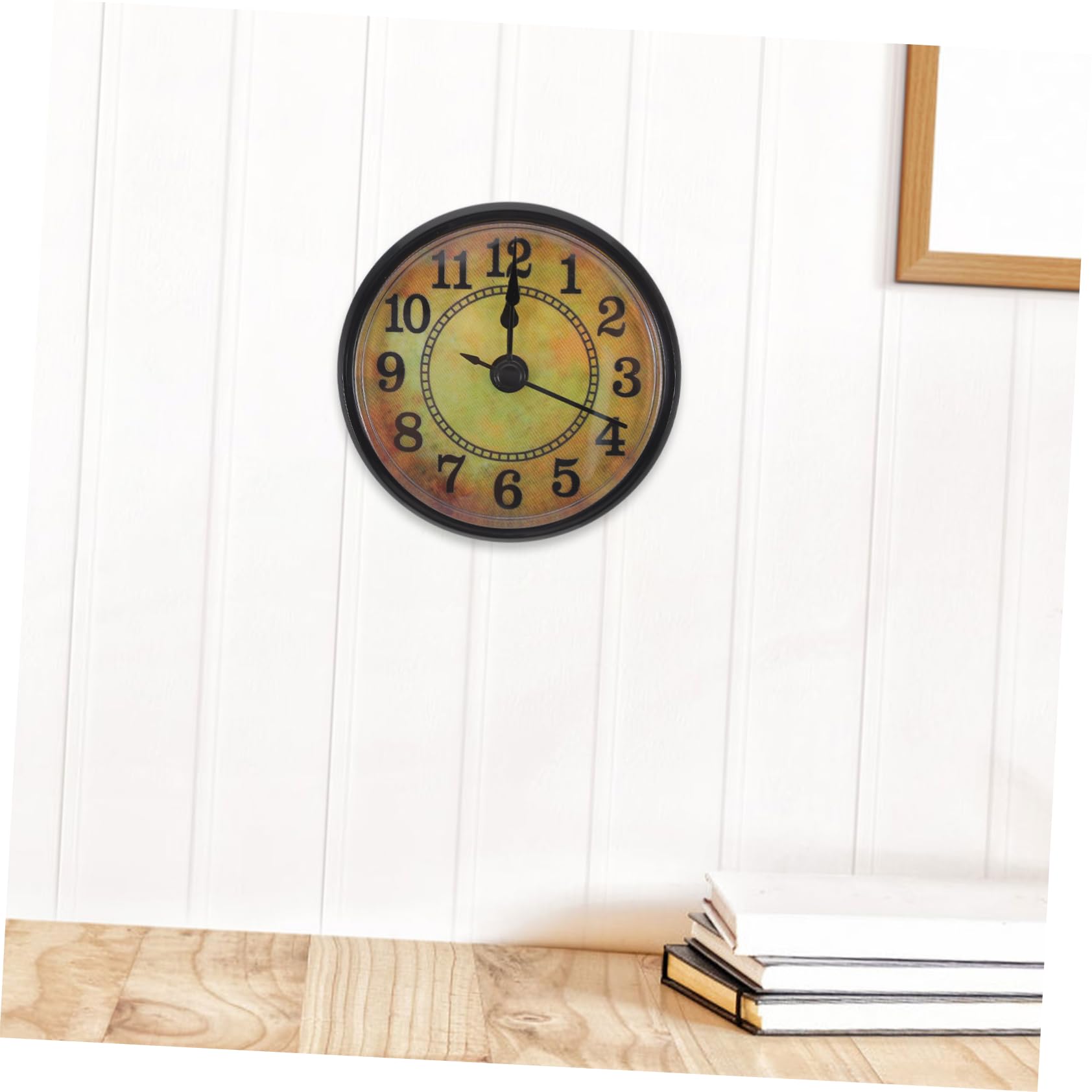 STOBAZA 4 Stück Vintage Uhrwerk Einbau Uhr für DIY Projekte Retro Uhrkopf mit Mechanismus für Wand und Tischuhren Einfache Installation und Langlebige Materialien