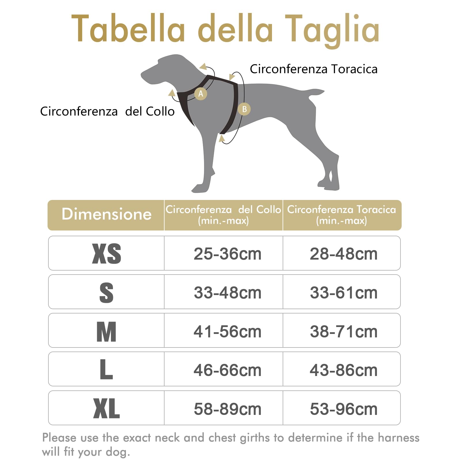 rabbitgoo Pettorina Cane Taglia Piccola, Pettorina Cane ad h Regolabile con 2 Ganci in Metallo, Imbracatura per Cani Anti Tiro Riflettente, Imbracatura Traspirante per Addestramento, Cachi, S