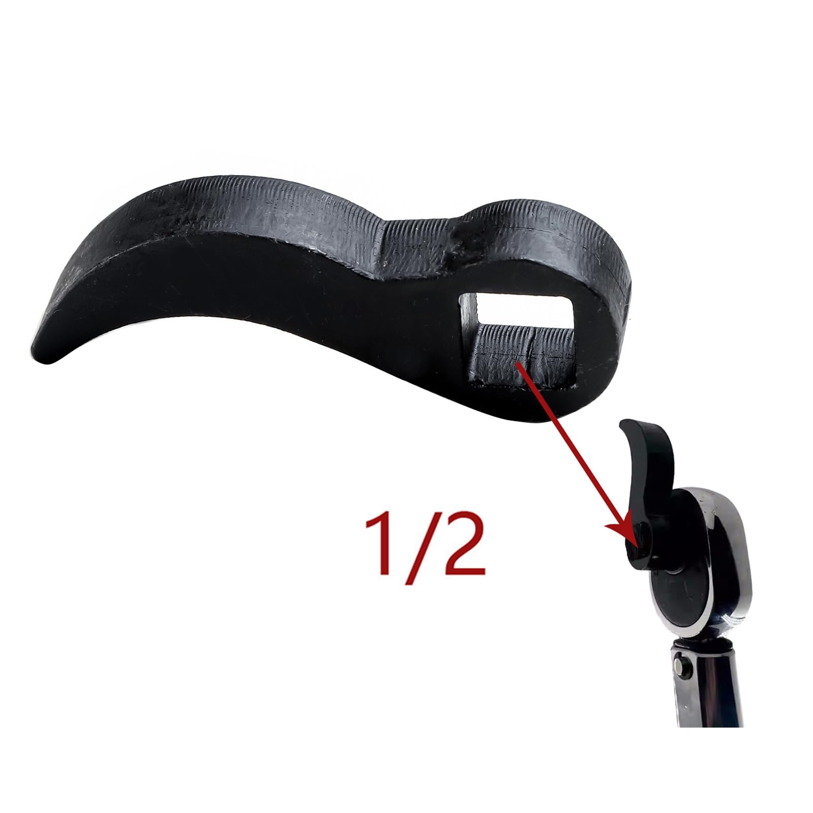 Brechstangen Adapter Set 1/2 Zoll - Werkzeug Für Enge Räume Mit L-Form Kopf