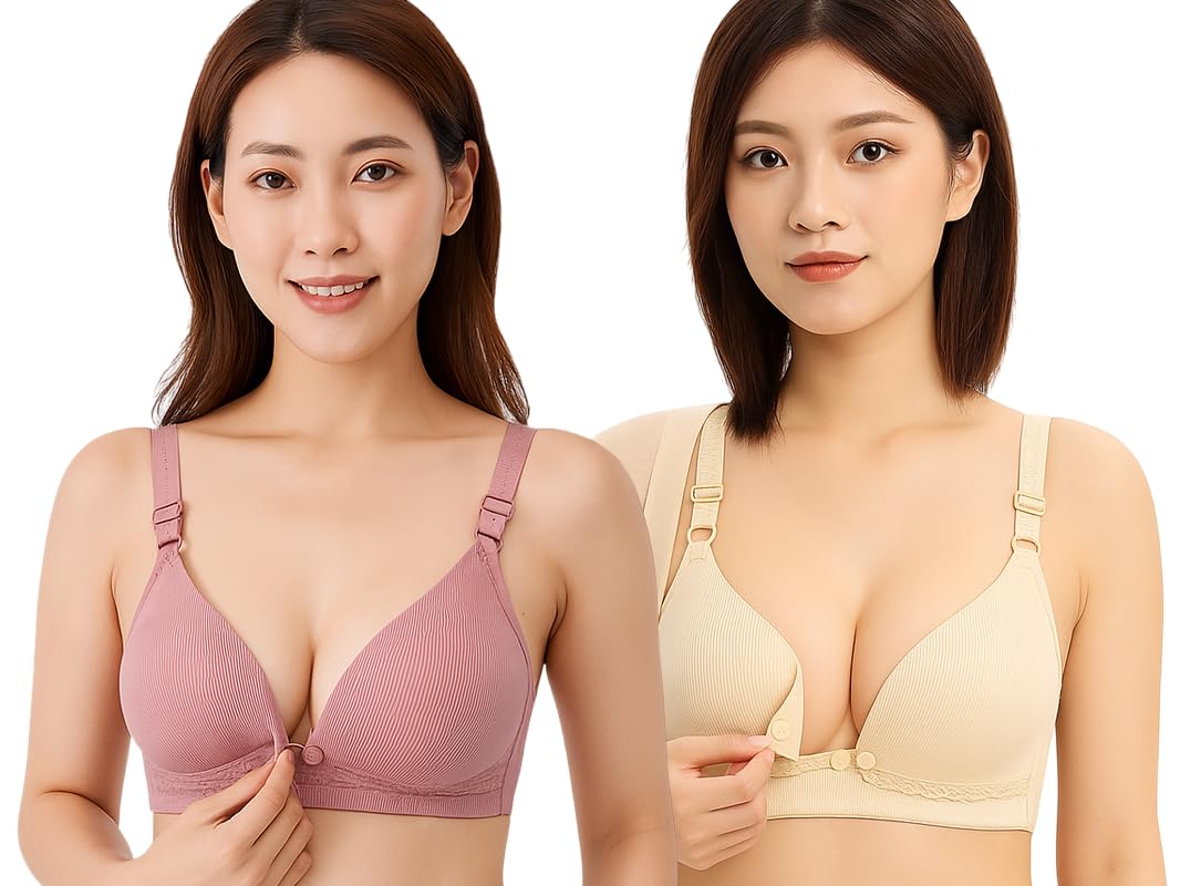 Celary Bra for Woman|| Lightly Padded Maternity||Feeding Bra for Women||Nursing ||Ultra Lightweight|| Soft and Smooth Cotton