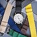 Clockwork Synergy, LLC Double Braided Perlon Watch Strap (16mm, Black)