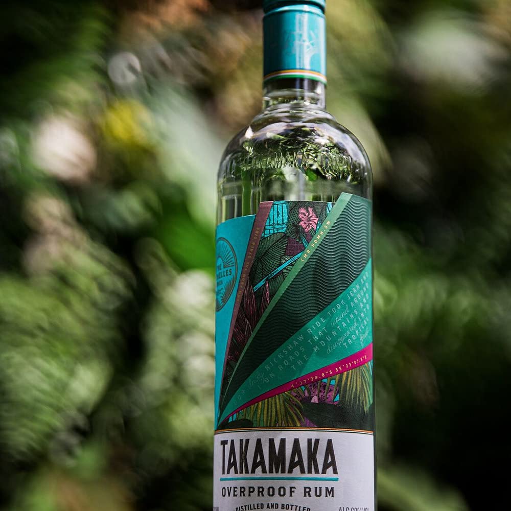 Takamaka - Overproof - Rum Bianco con Note Calde e Speziate, 69% Bottiglia da 700mlnn