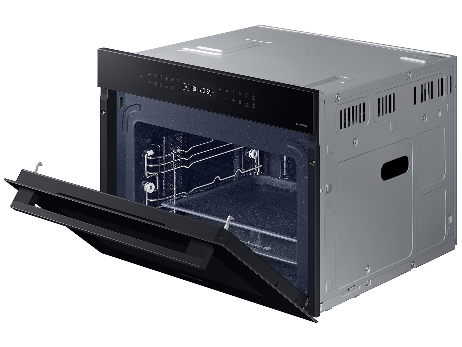 Samsung NQ5B4353FDK/U1 Kompakt-Backofen mit Mikrowelle Schwarzes Glas