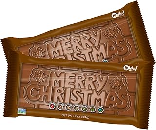 Merry Christmas Bars (2 Units) – Vegan, Allergy-Friendly, Kosher – Dairy Free, Peanut Free, Tree Nut Free, Soy Free, Egg Free, Gluten Free, Sesame Free – No Artificial Colors or Flavors – No Whey! Foods