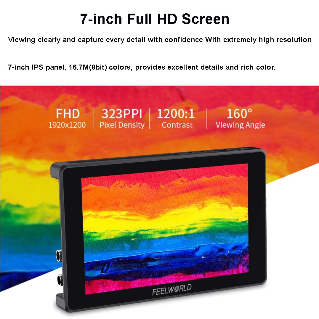 Amazon.com : FEELWORLD SH7 7 inch HDMI SDI Cross Conversion