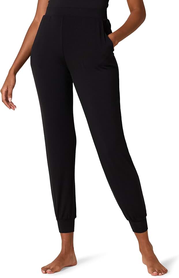 Amazon Essentials Women's Pajama Pants, Lightweight Knit Jersey Jogger