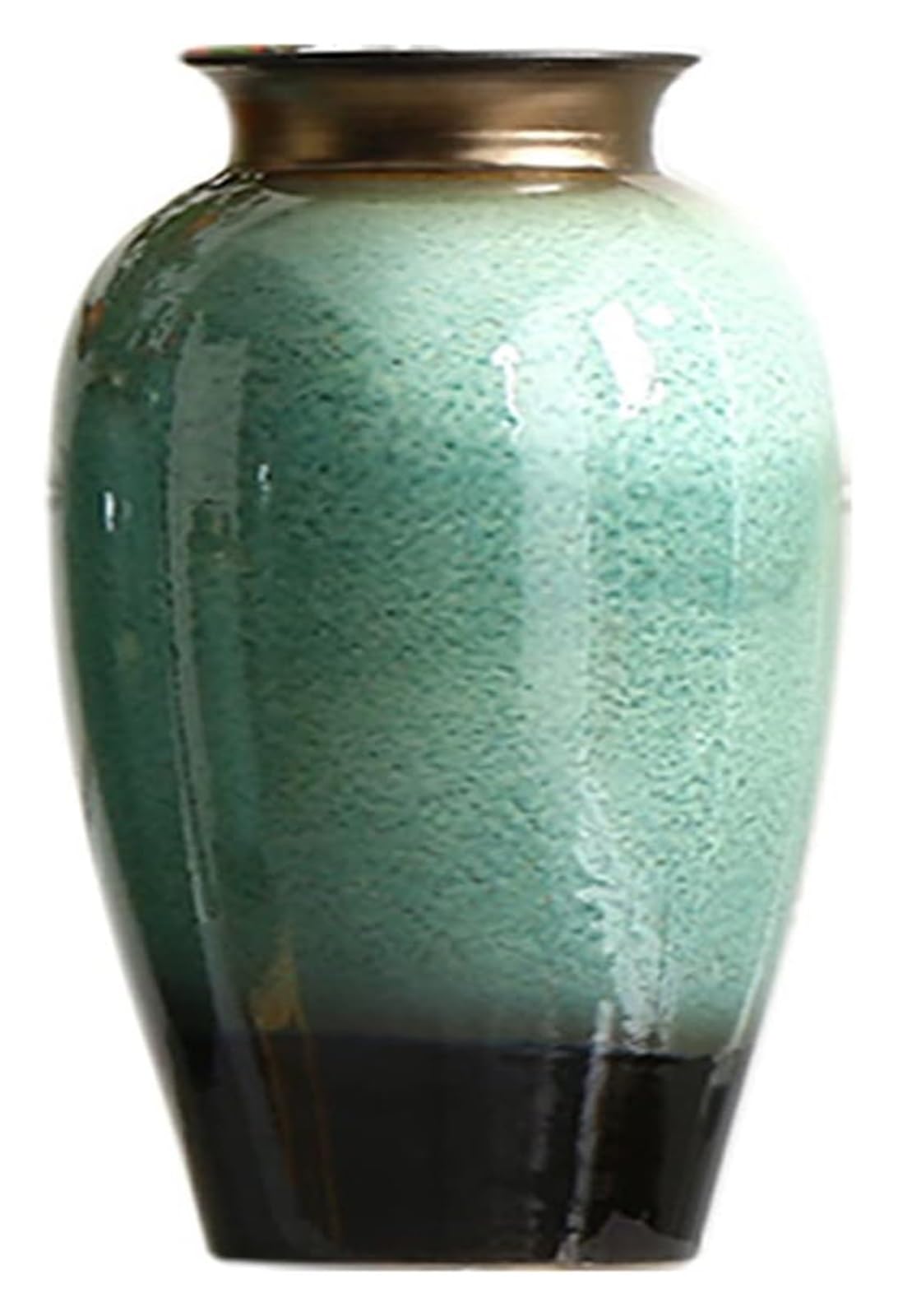 SnamicE Vase Tabletop Floor Large Vases Flower Arrangement Decorative Ornament for Decor Living Room Vase with Bottle Mouth,One Color-25 * 55 cm