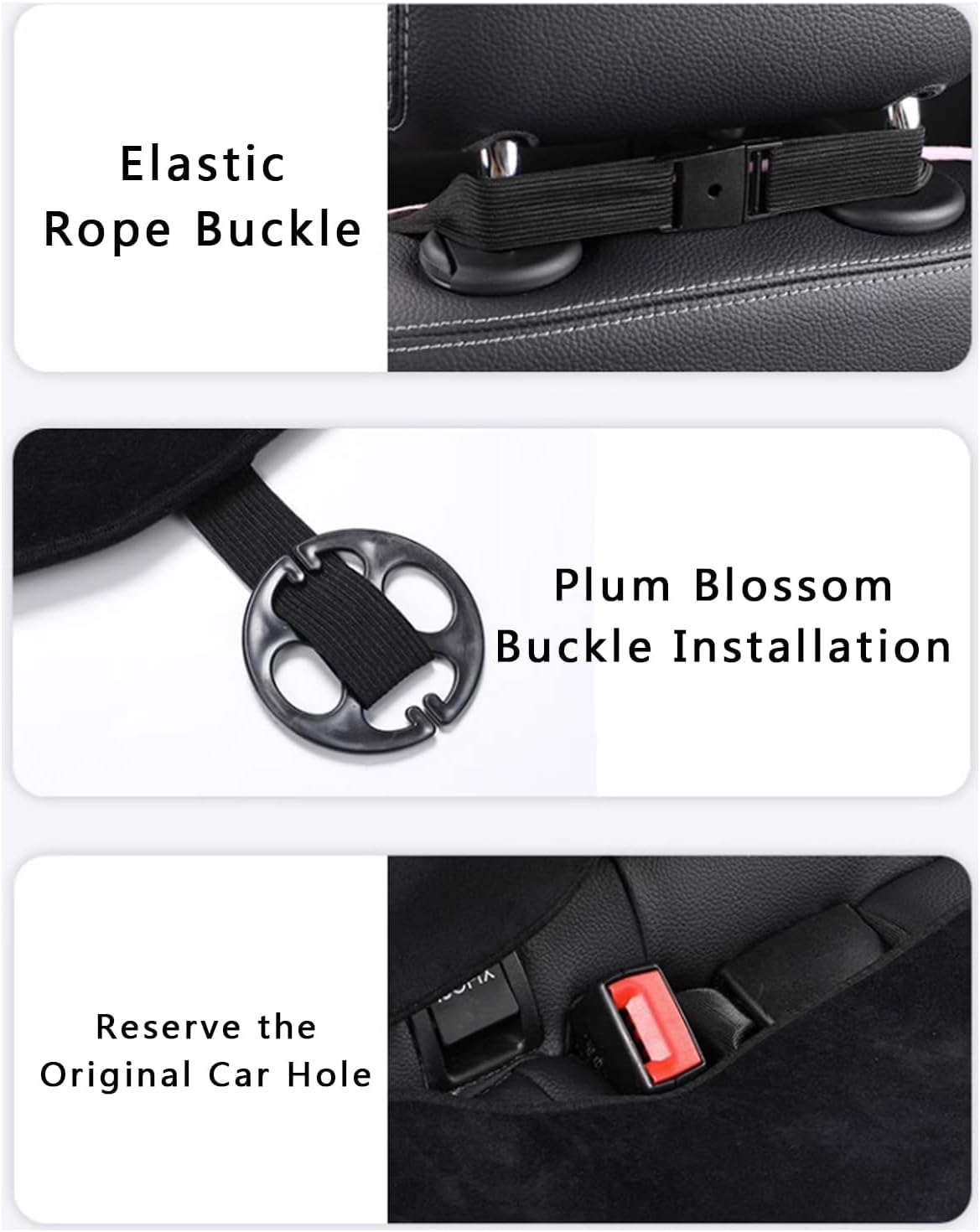 Cubierta de Asiento de Automóvil para Tesla Model 3 2017-2025 2026 Balta Suave y sin Deslizamiento-Flanela de Accesorios Interiores para Conducir, 7pcs, 7pcs