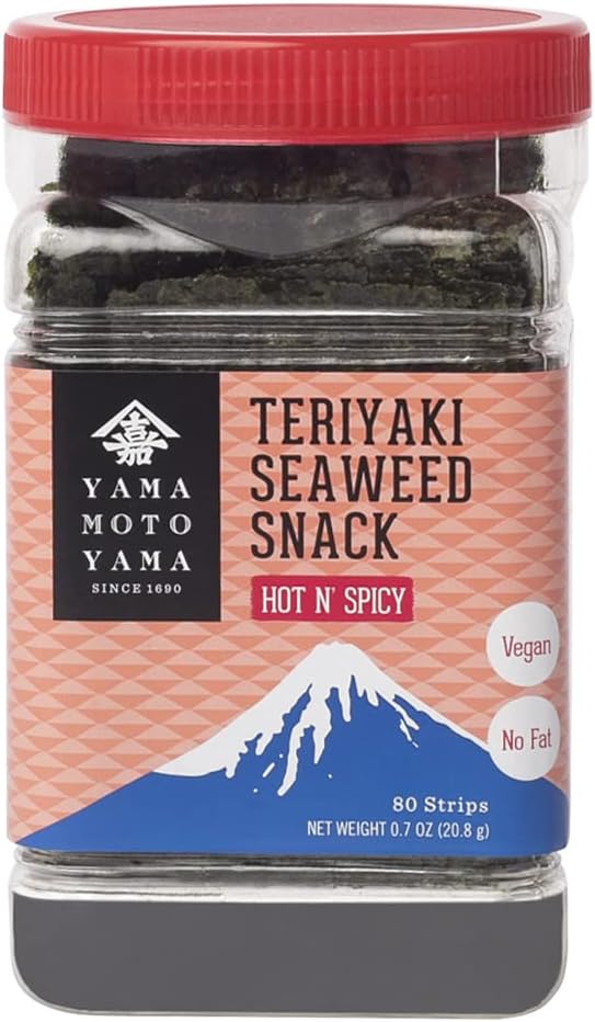 Yama Moto Yama Teriyaki Nori Seaweed Hot and Spicy, 0.7 Ounce
