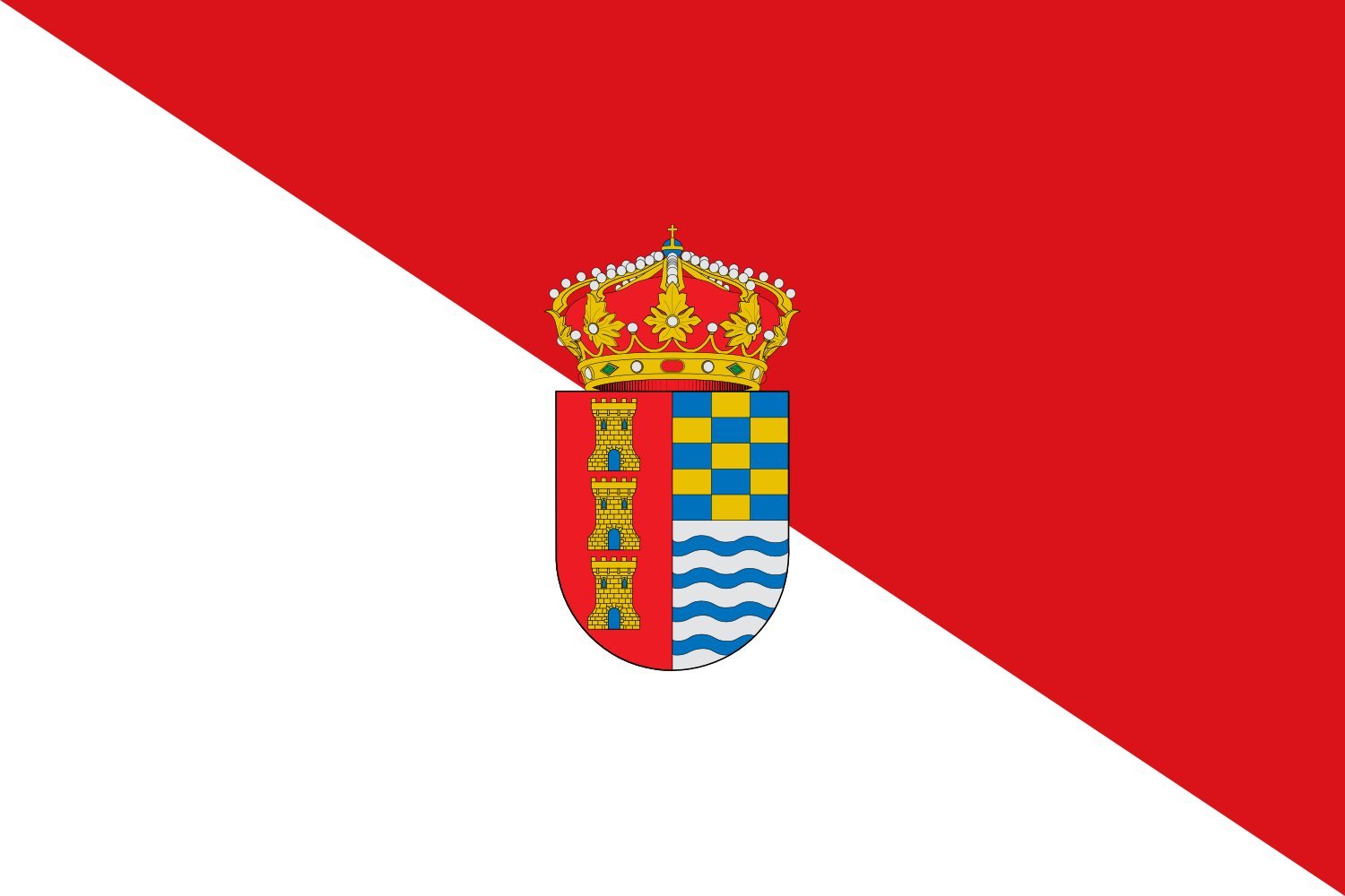Drapeau Valdetorres de Badajoz de qualité supérieure en tissu renforcé