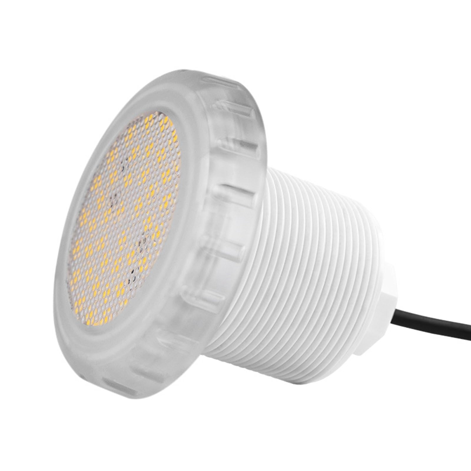 DIGNIFE Pool Lights, LED Swimming Pool Light Underwater IP68 AC/DC12V Fiberglass Embedded(Bianco,10W)