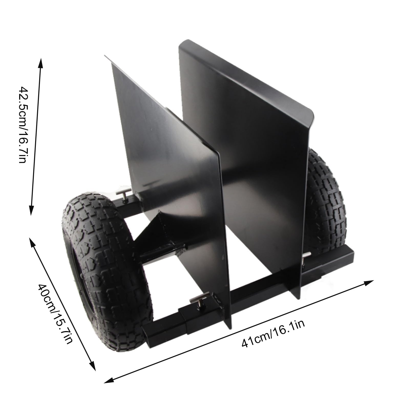 Carrello da trasporto per cartongesso e lastre, capacità 272,2 kg, morsetto regolabile, ruote pneumatiche da 25,4 cm
