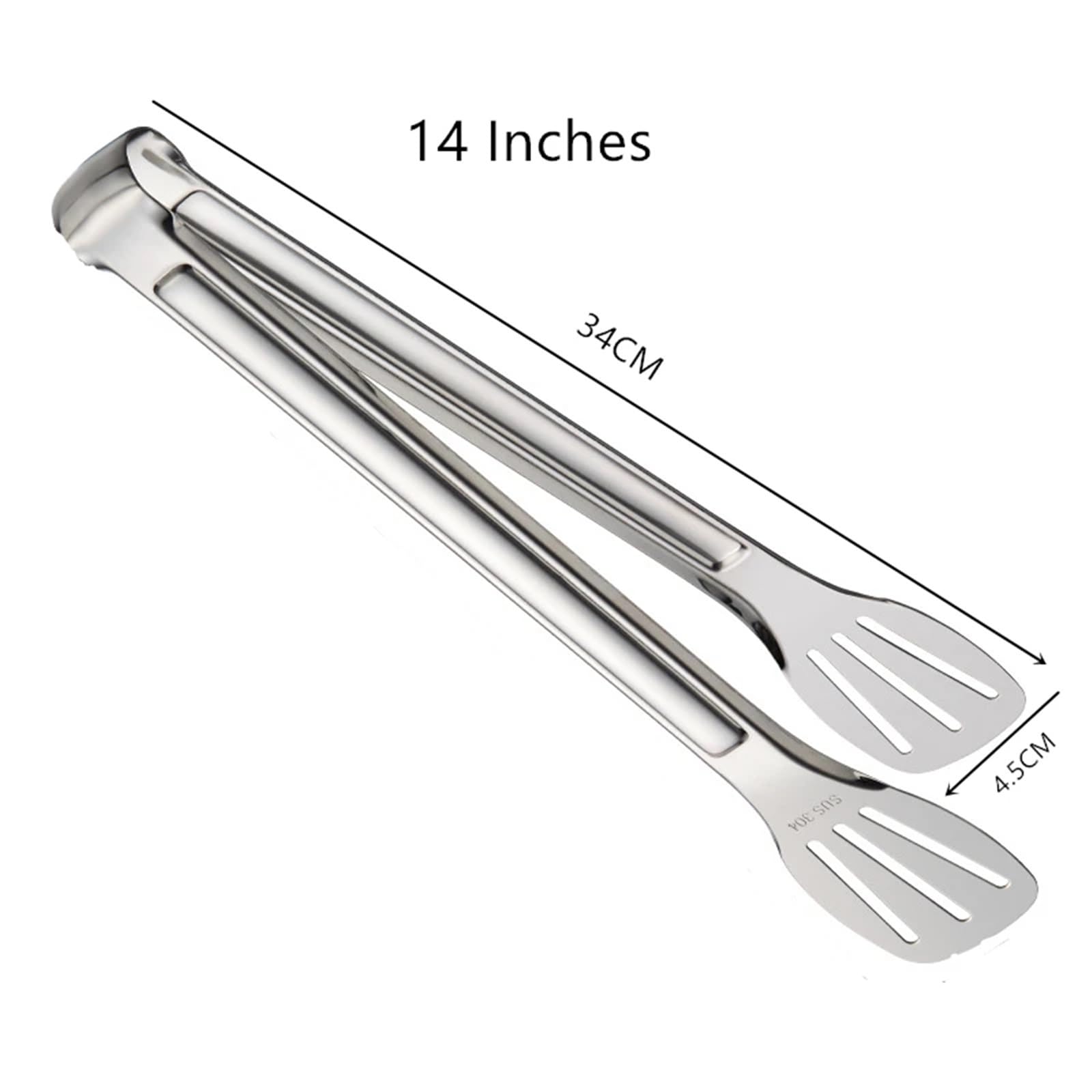 Pinzas Cocina 3 unids/set pinzas for alimentos de acero inoxidable pinzas for barbacoa carne ensalada filete comida pinza for servir pinzas largas for barbacoa pinzas for cocinar utensilios de cocina
