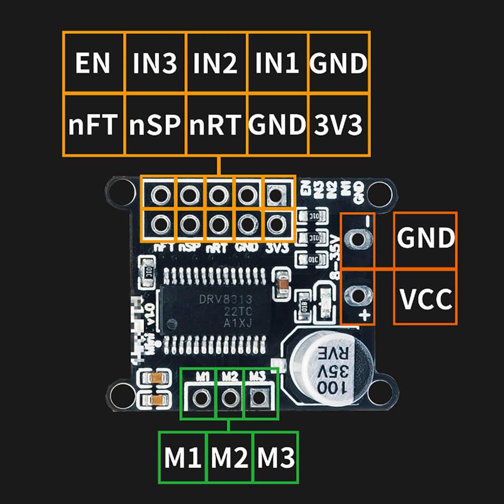 Simple FOC Mini DC Brushless Motor Driver Board FOC Control Driver SVPWM