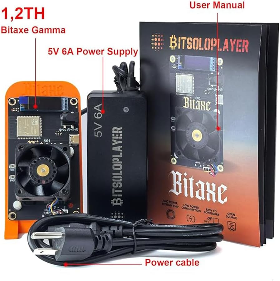 new 暗号通貨の採掘者 Bitaxe Gamma 601 bitcoin miner btc miner Solo Miner 1