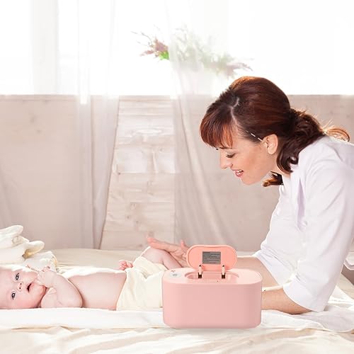 Miniatura 9 de ibasenice Máquina de calentamiento inteligente portátil - 1 juego de toallitas para bebés, calentador de toallitas para bebés, calentador, máquina