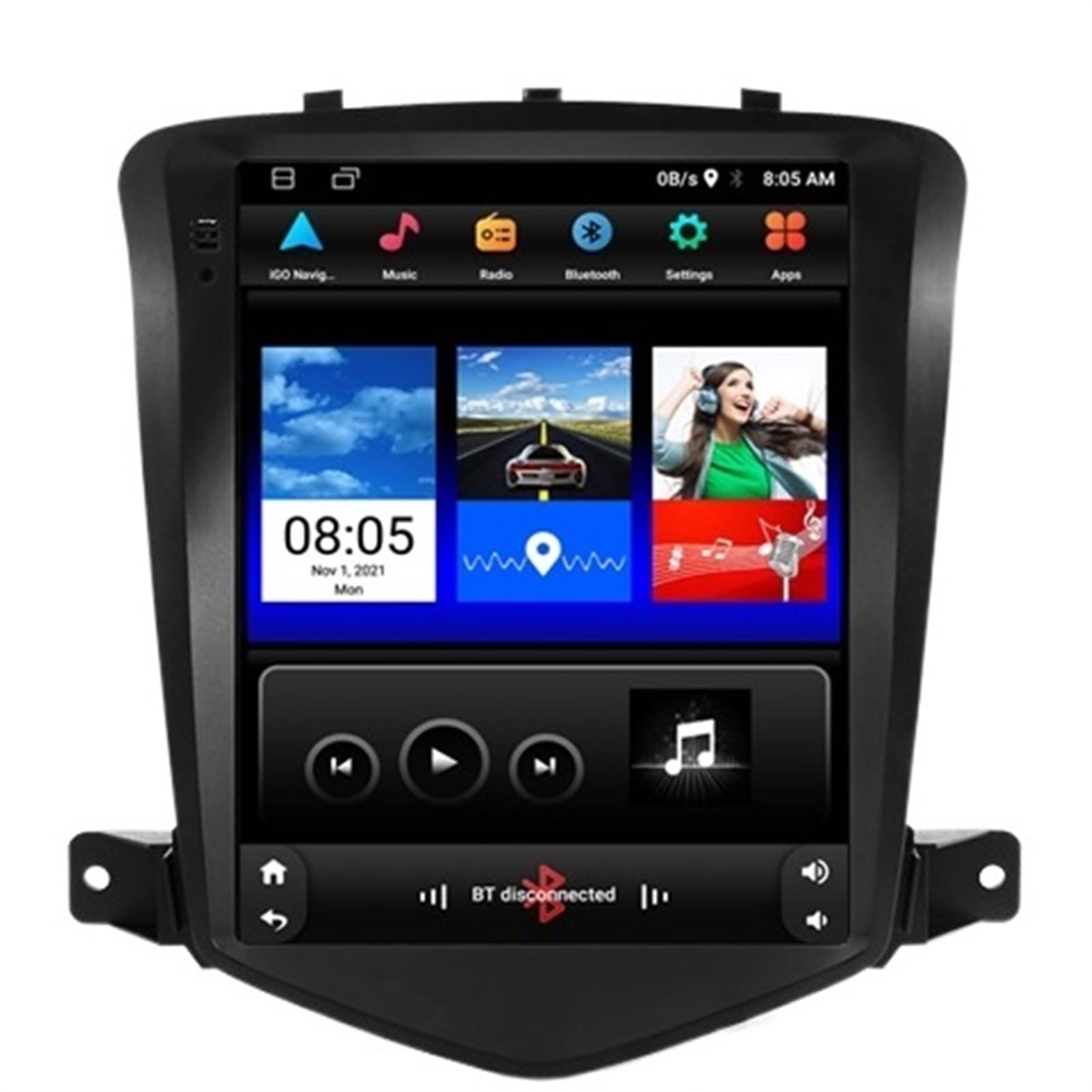Nawigacja satelitarna Radio Samochodowe Stereo Multimedialny Odtwarzacz Wideo Nawigacja GPS(S4-MIC)