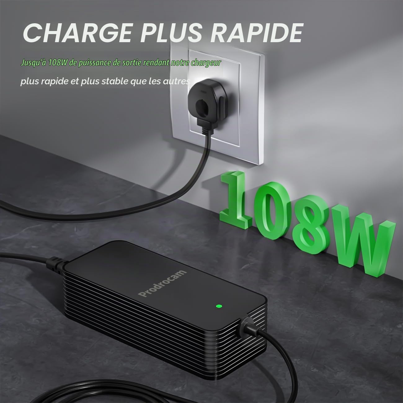53,5V 2A Chargeur pour NIU KQi3, 46,8V Chargeur de Batterie pour NIU KQi3 Pro / KQi3 Max / KQi2 / KQi2 Pro Scooter Électrique Accessoire