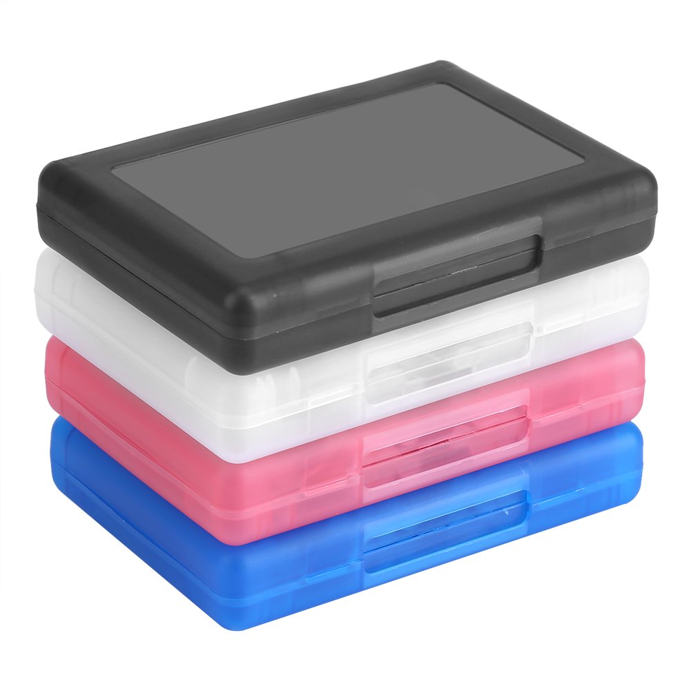 Yosoo 28 in 1 Games Estuche de plástico Anti-Shock Titular de Almacenamiento SD Tarjeta de Memoria Funda para 3DS DSL DSI LL(Azul)