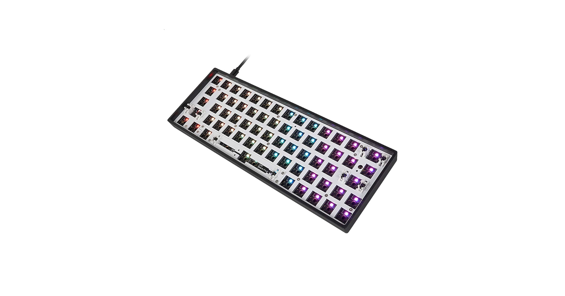 自作キーボード 60% クリーム軸 Hotswap GK64X Amazon | EPOMAKER GK64X RGB ホットスワップ カスタムDIYキット