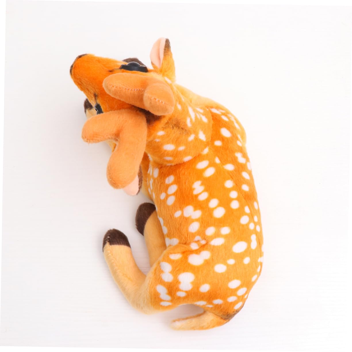 昭和レトロかわいいトナカイ　ぬいぐるみ 赤い鼻と黄色い角　ビッグサイズ Amazon.co.jp: 赤鼻のトナカイのルドルフ、ミュージック＆ライト