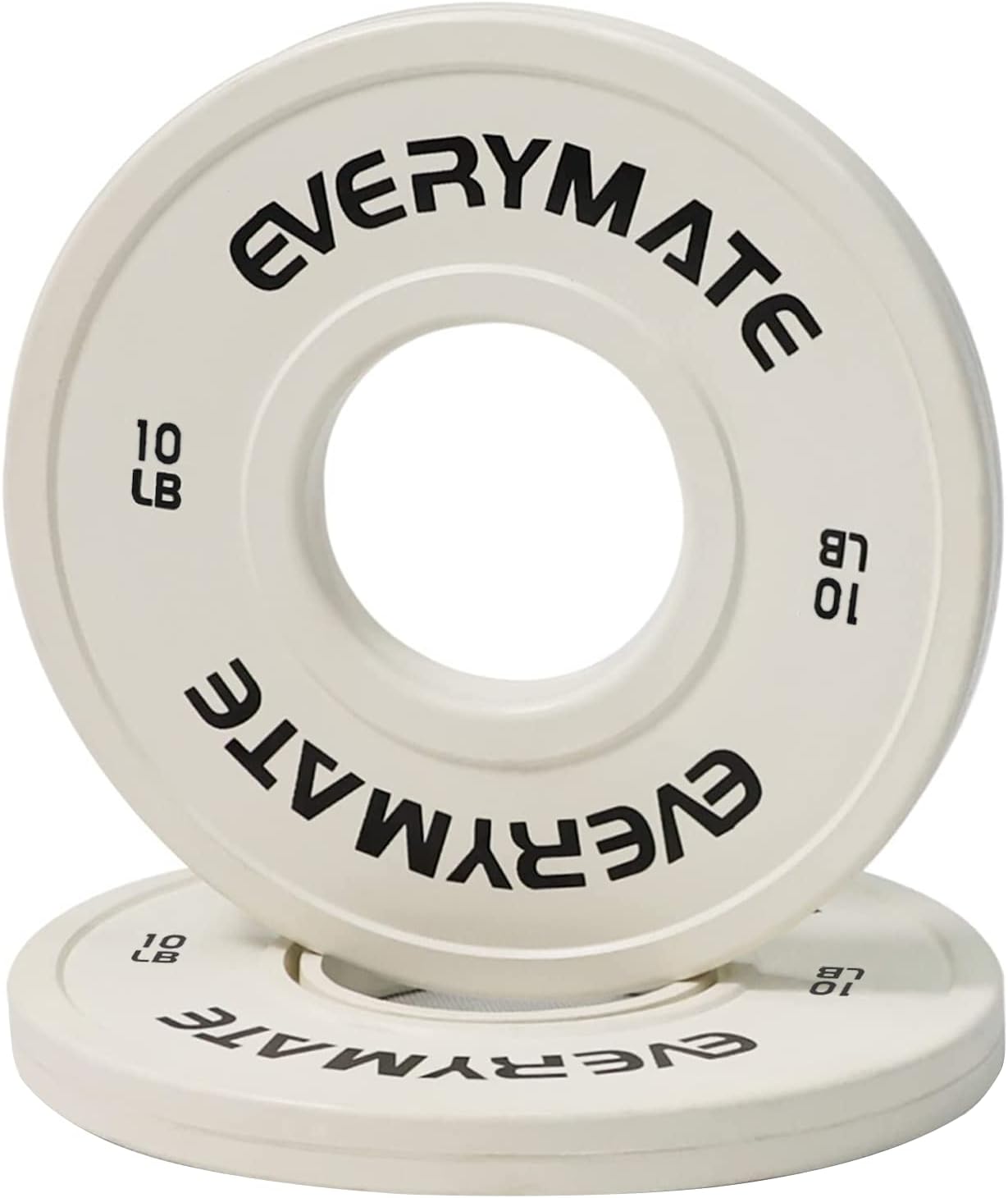 EVERYMATE Change Weight Plates 1.25LB 2.5LB 5LB Set Fractional Plate Olympic Bumper Plates for Cross Training Bumper Weight Plates Steel Insert Strength Training Weight Plates