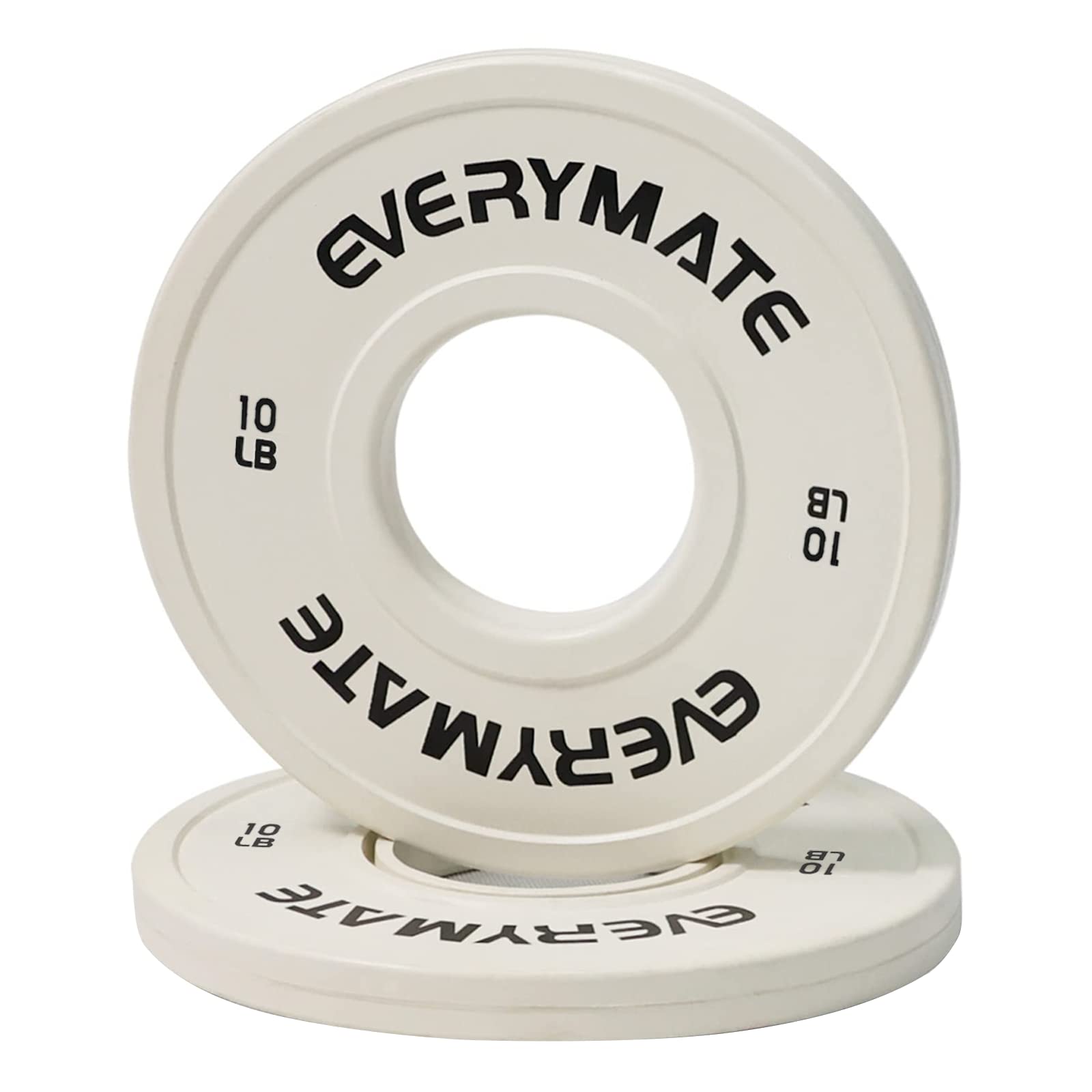 EVERYMATEChange Weight Plates 1.25LB 2.5LB 5LB Set Fractional Plate Olympic Bumper Plates for Cross Training Bumper Weight Plates Steel Insert Strength Training Weight Plates