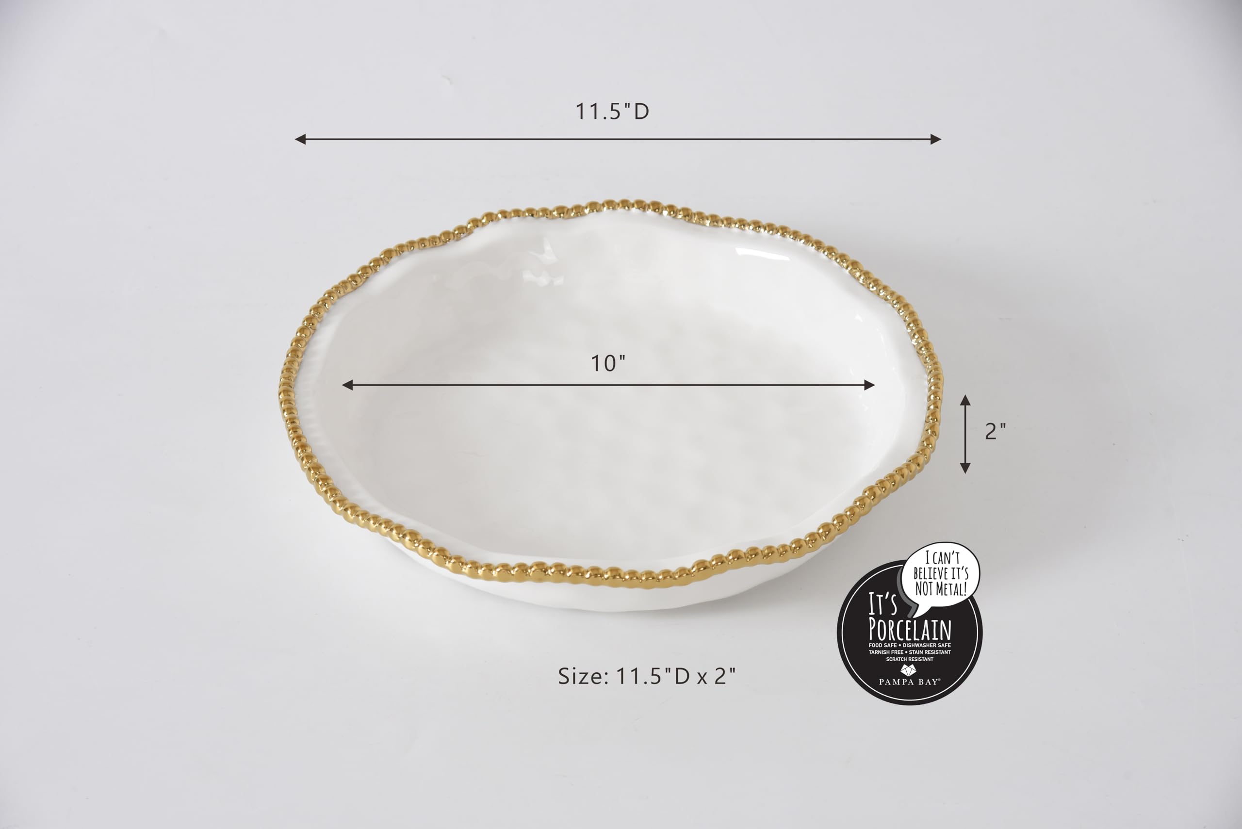 Golden Salerno Kuchenform, 25,4 cm, 29,2 cm D x 5,1 cm
