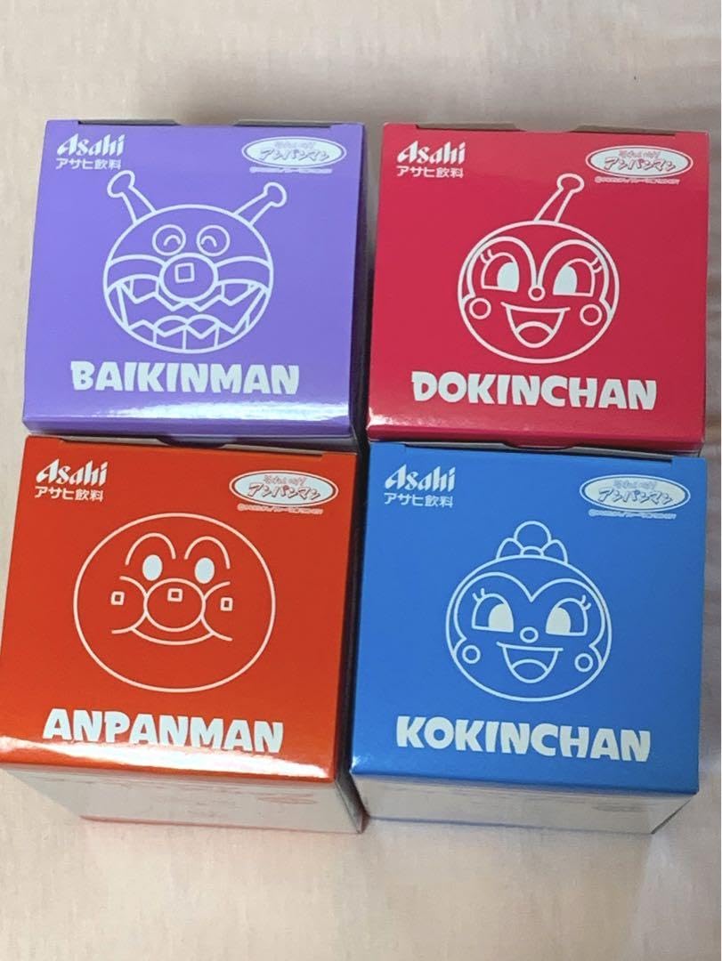 Amazon.co.jp: アンパンマンフィギュアカップ 全4種セット アサヒ飲料 