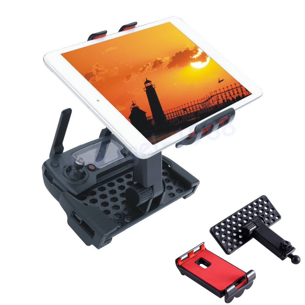 iMusk DJI Mavic Pro Spark Accessories Tablet Phone Mount Holder 360 Degree Rotating for RC Remote Controller