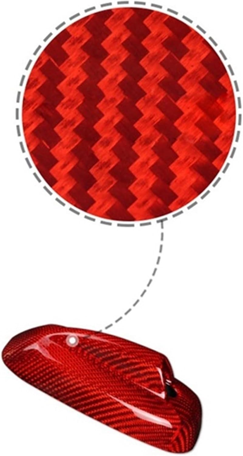 Carbon Fiber Compatible with Mini Cooper F55 F56 Car Roof Shark Fin Base Cover Sticker