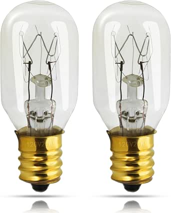 20W 120V Makeup Mirror Bulb for Conair RP34B - 2 Pack