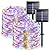 JMEXSUSS 2 Pack Solar Christmas Lights Outdoor Waterproof, Total 66FT 200 LED Multicolor Solar Fairy Lights, 8 Modes Solar String Lights for Outside