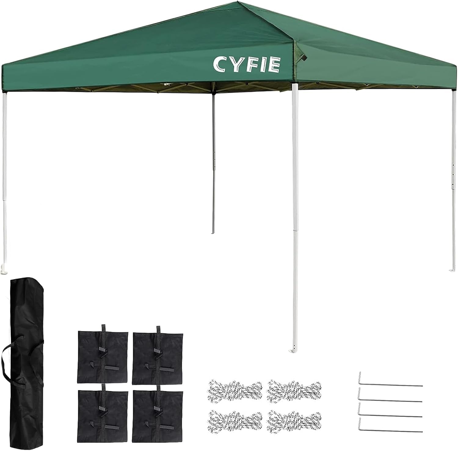 タープテント ワンタッチ 3m×3m サイドシート1枚付 高さ3段階調節 撥水  