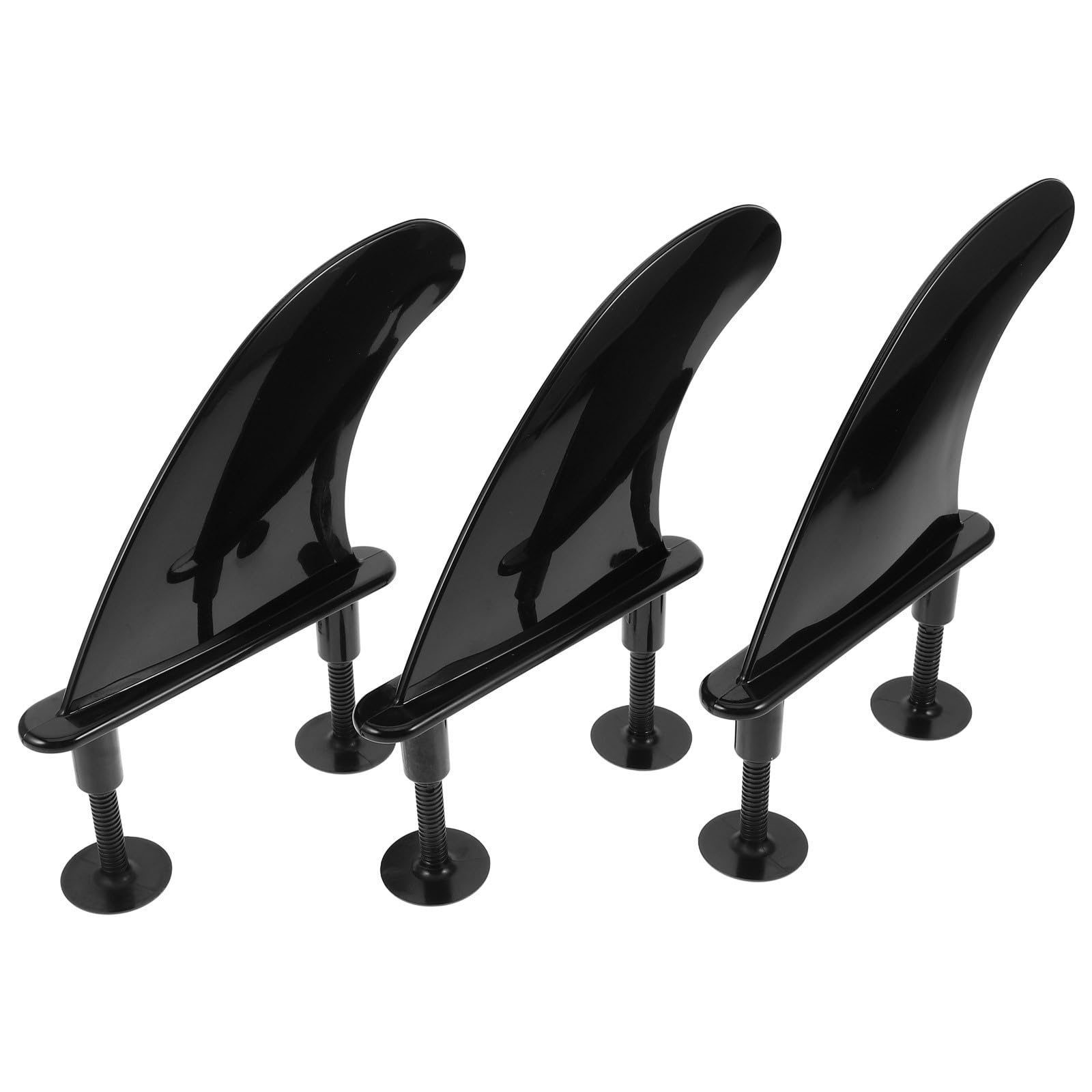 MAGICLULU Aleta de Repuesto para Kayak y Paddleboard en TPU Negro, Mejora el Equilibrio Estabilidad para Surf y Kayak, 1 Set de Accesorios Esenciales