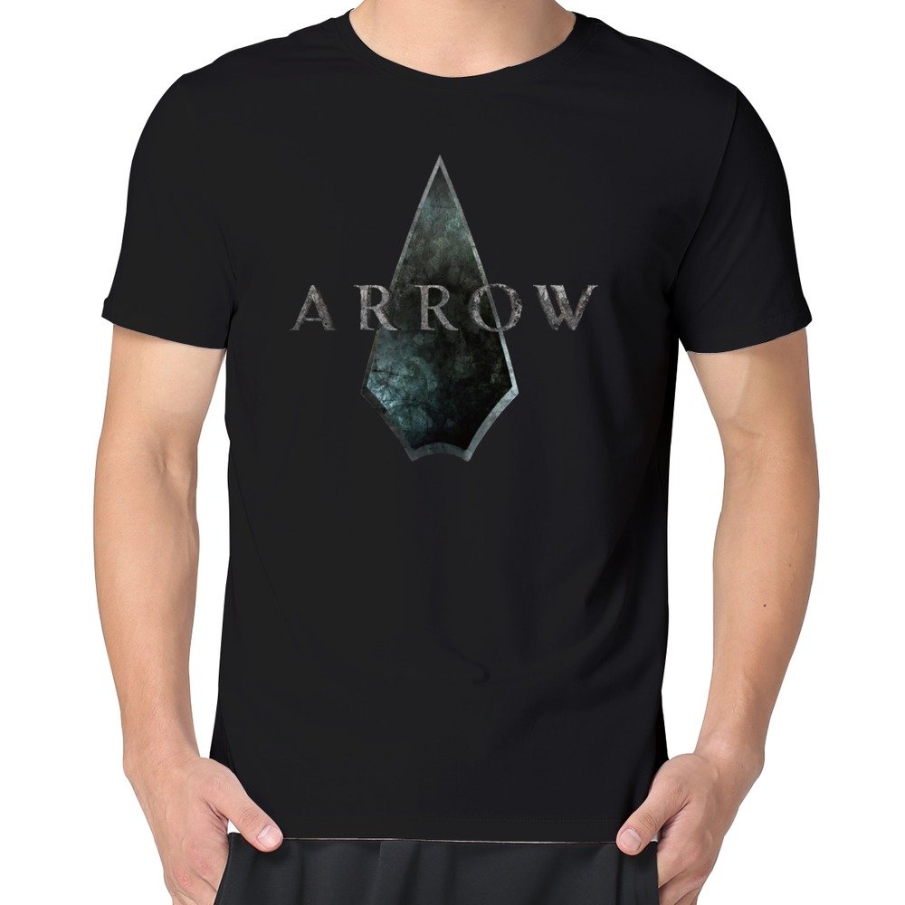 Men's Green Men Arrow Oliver Queen T Shirts Black M