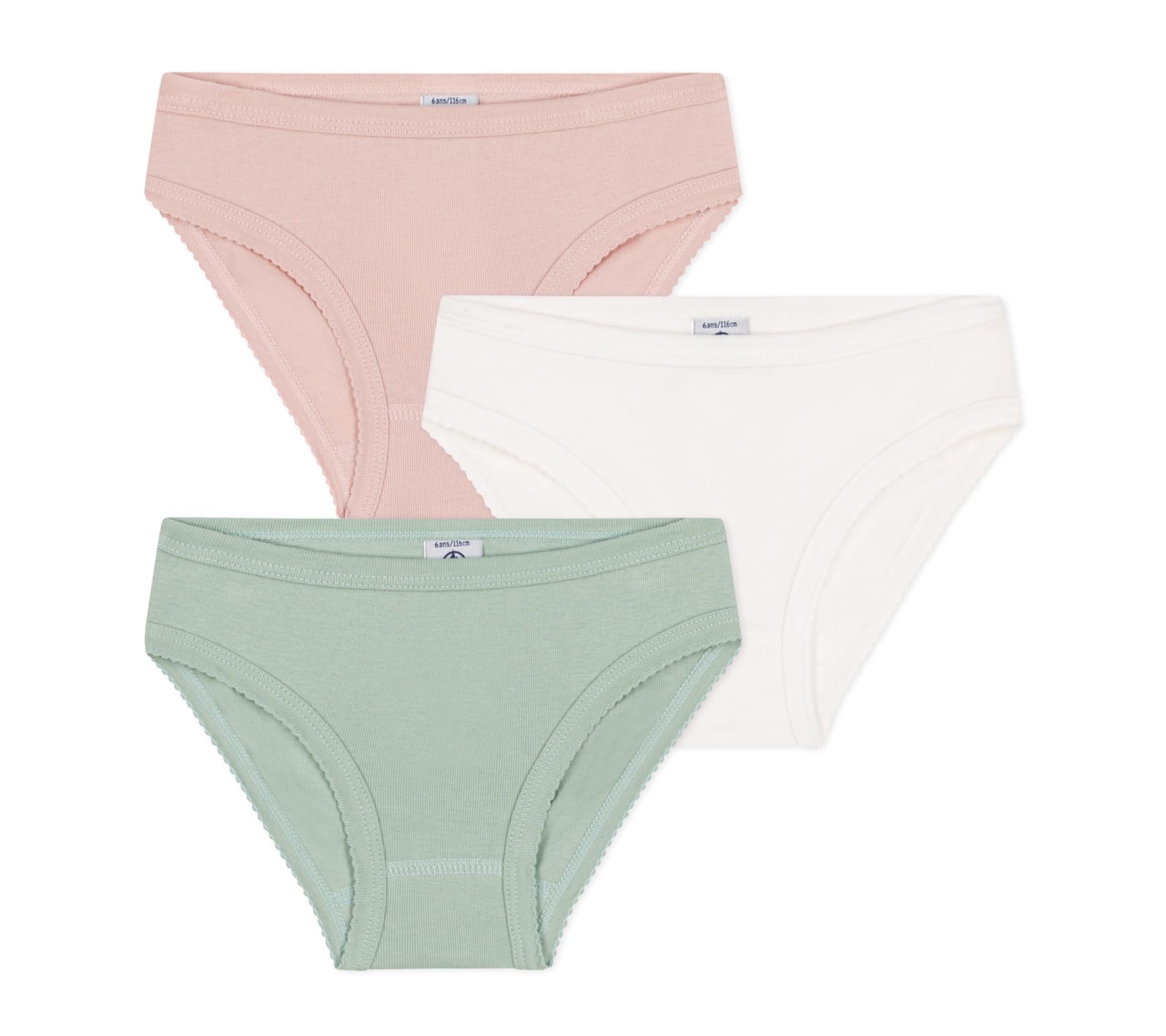 Petit Bateau - Lot De 3 Culottes Basiques - Colection Adulte - Ecru