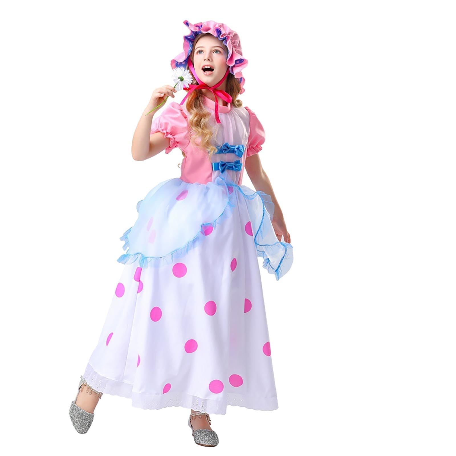 Genérico Disfraz Niña Halloween Bruja Adorable. Traje De Cosplay De Vestido Largo para Niños 5 A 12 Años. Ropa Fiesta Disfraces. Disfraz Carnaval Maga