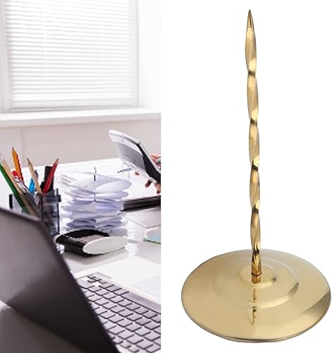 Miniatura 4 de Pico para boletos, soporte para recibos, pico de recibo antideslizante, clavador de boletos de acero inoxidable para bares de restaurante, cocinas,