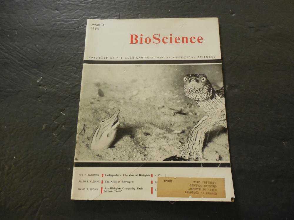 BioScience Mar 1964 American Institute Of Biological Sciences