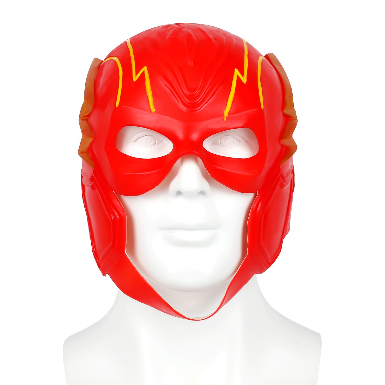LOKI HelmetRED Barry Allen Superhero Mask Overhead Movie Halloween Latex Mask for adults