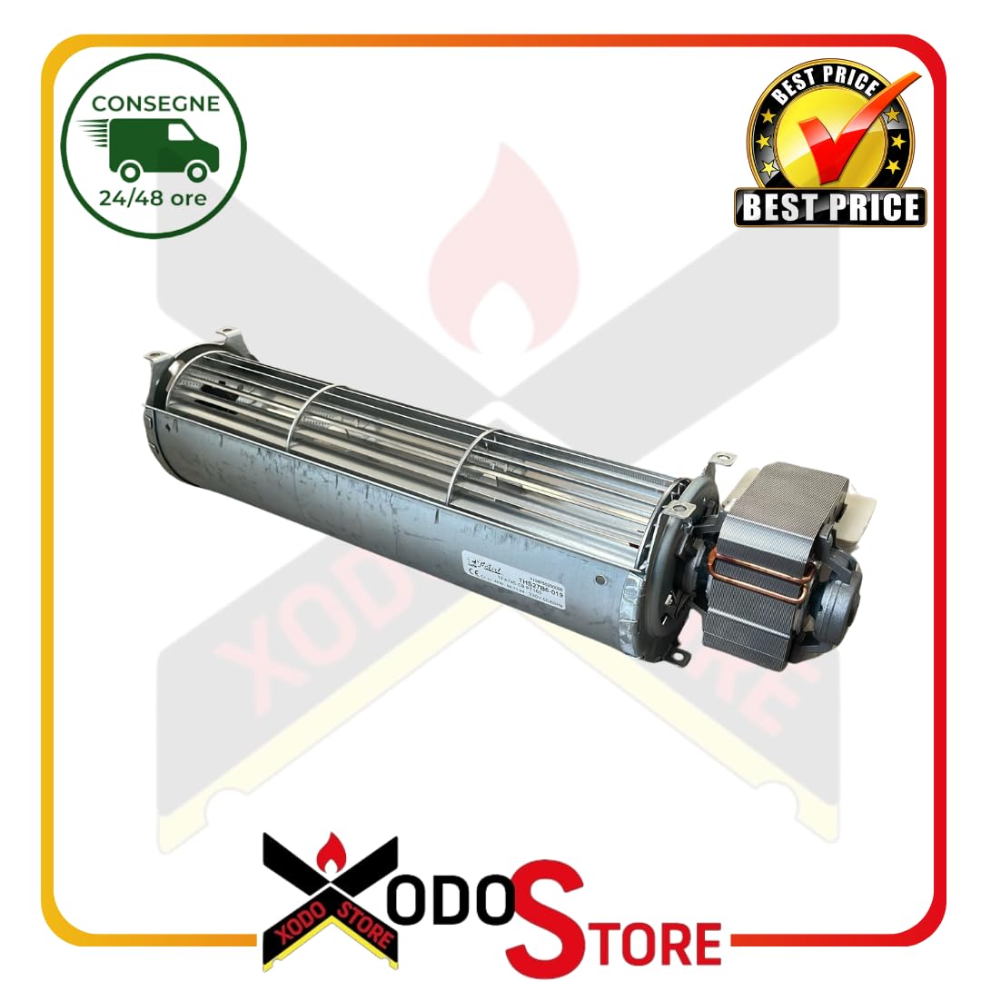 Ventilatore Tangenziale ORIGINALE PER MONTEGRAPPA cod. 1040021000 Ventola 60x270 mm 45W 260 m³/h Per Caldaie LI8 Evo, LP6, LP9, LS6/9 Evo, NP7/10 Evo, NX10 Evo