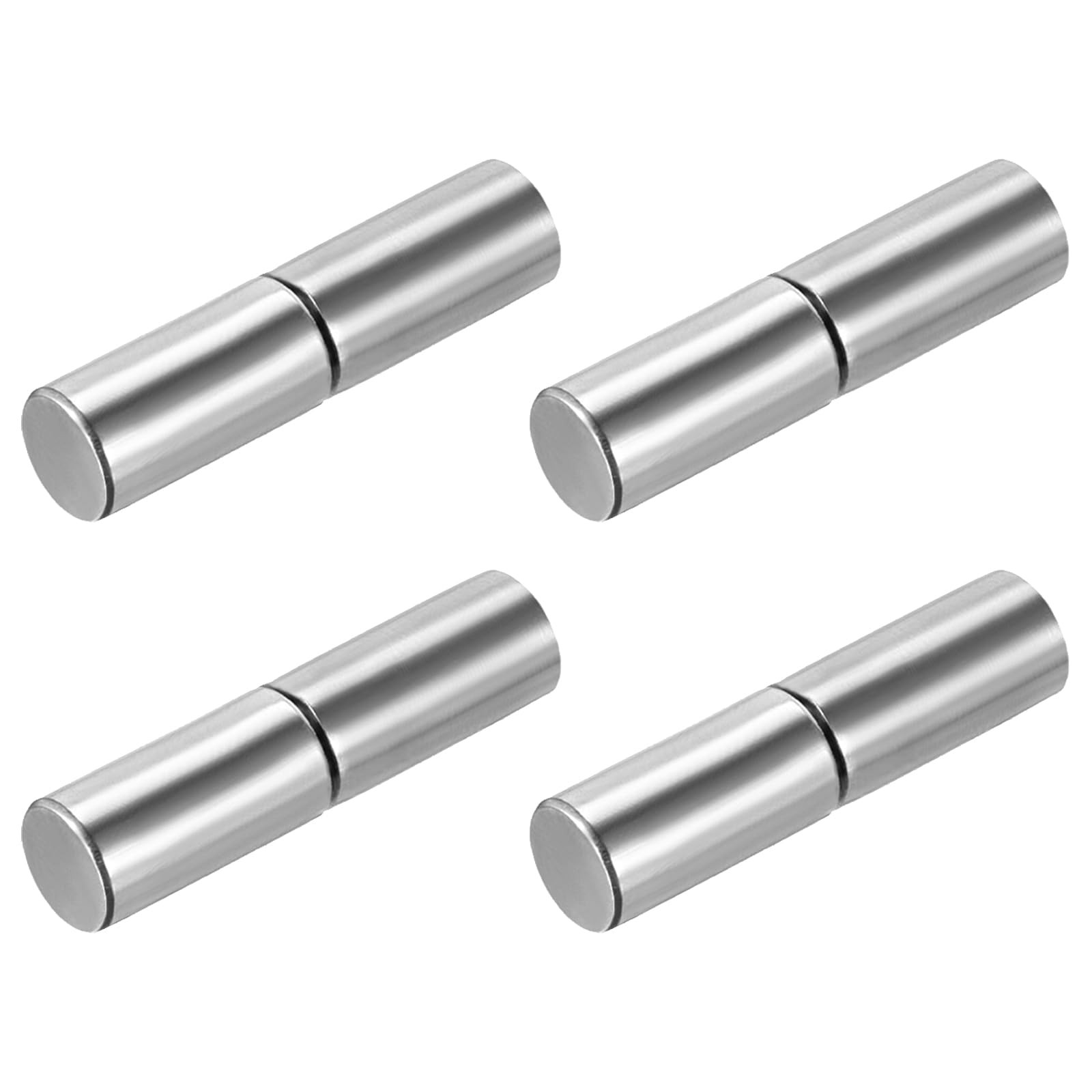 METALLIXITY Weld on Barrel Hinges (32mmx8mm) 4Pcs, Stainless Steel Hinge Pin - for Home Door Gate, Window