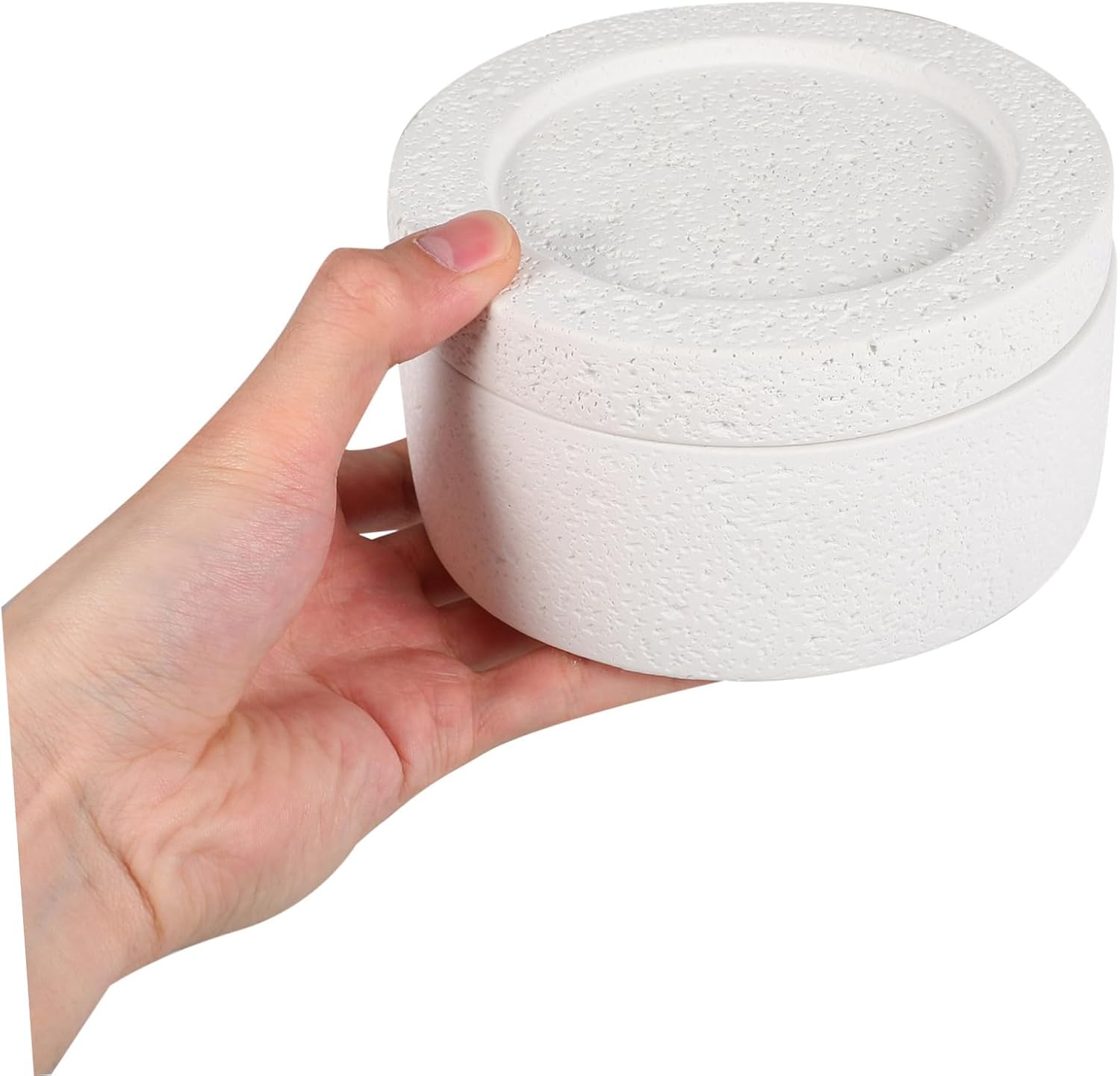 Kisangel Diffuser Stone Multifunctional Holder for Sauna Jewelry Storage Sturdy Decorative Case for Home Decor