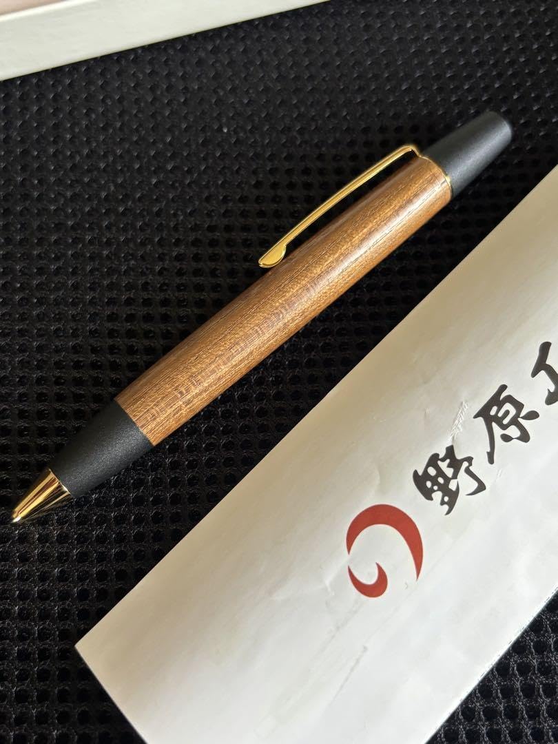 新品 野原工芸 ロータリー ボールペン 槐