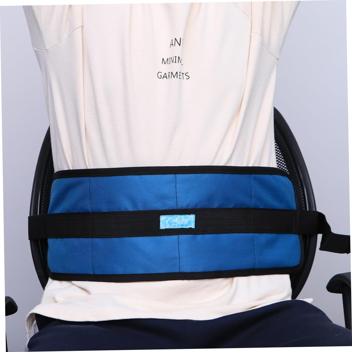 FOMIYES Wheelchair Belt Elderly Patient Accessory Soft and Comfortable Fits Seats High Chair Wheelchair Dark Blue
