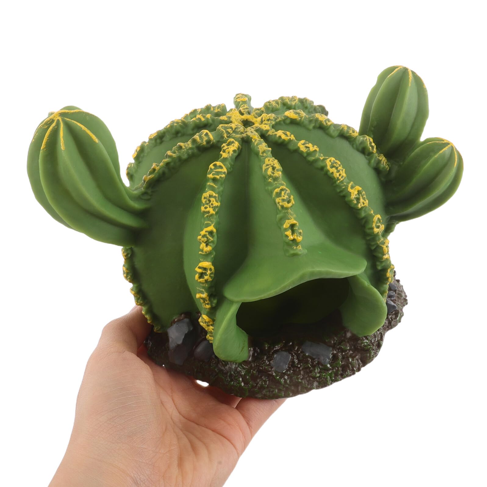 ibasenice 3pezzi Alberi Miniatura Realistici per Decorazione Paesaggistica di Acquario Accessori per Habitat di Rettili Piante di Cactus Simulati Elementi di Paesaggio per Acquario
